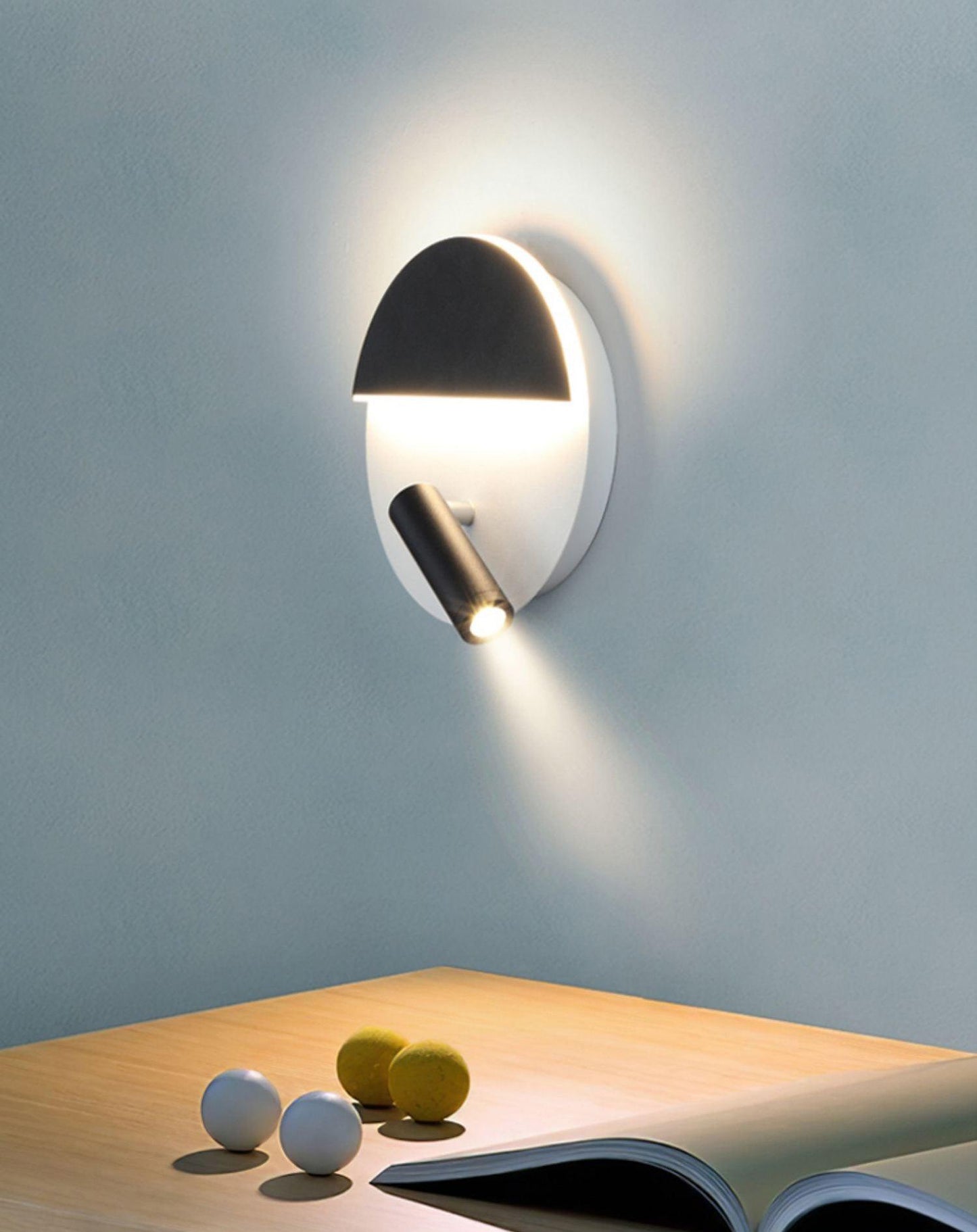 Kneeland Rotatable Wall Lamp with Integrated LED Light
