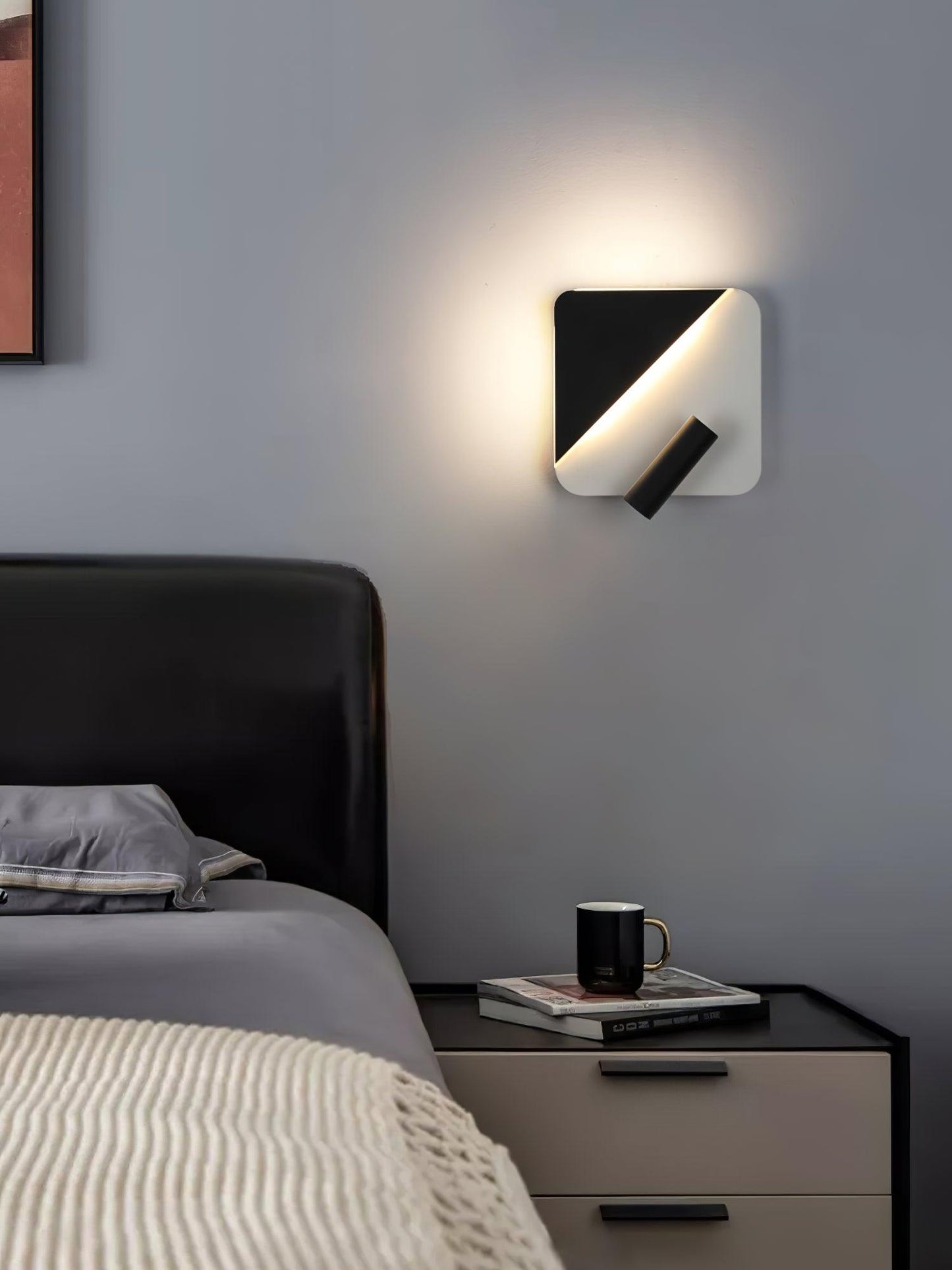 Kneeland Rotatable Wall Lamp with Integrated LED Light