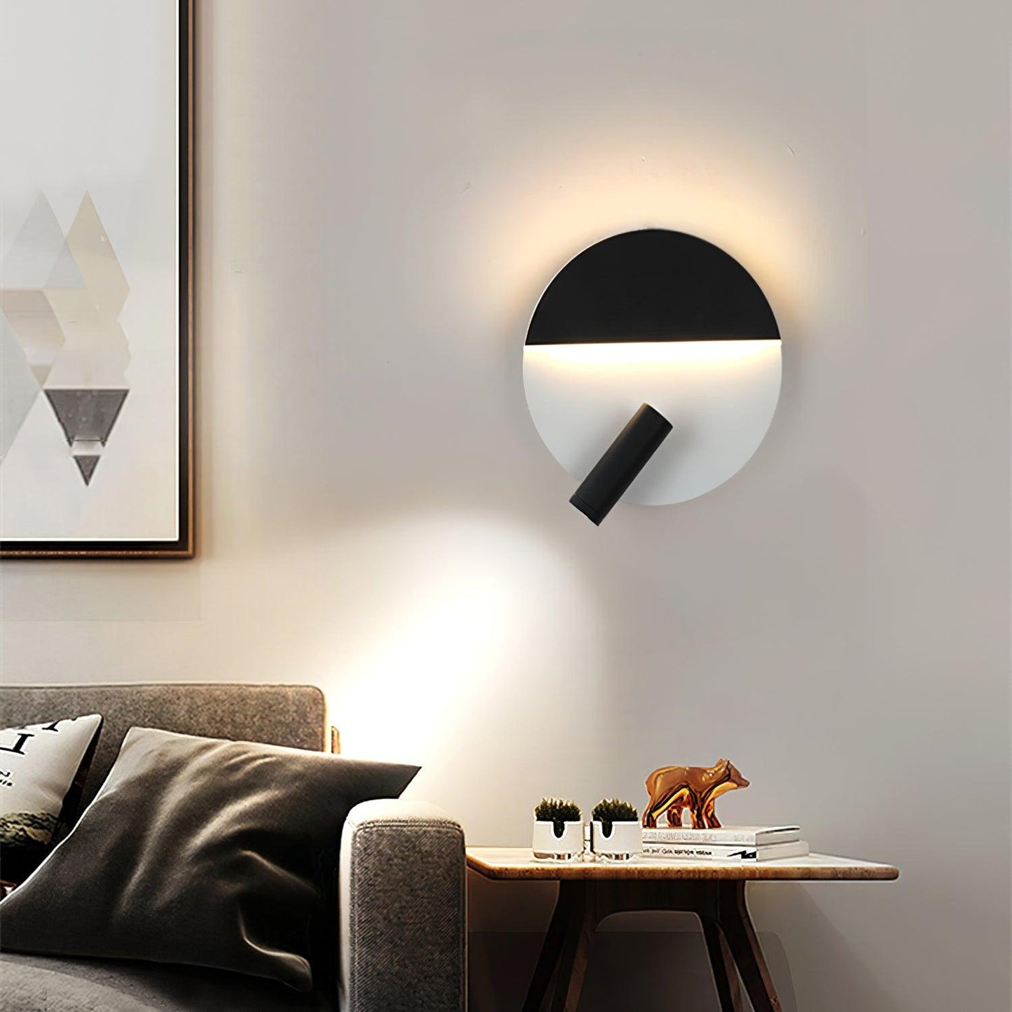 Kneeland Rotatable Wall Lamp with Integrated LED Light