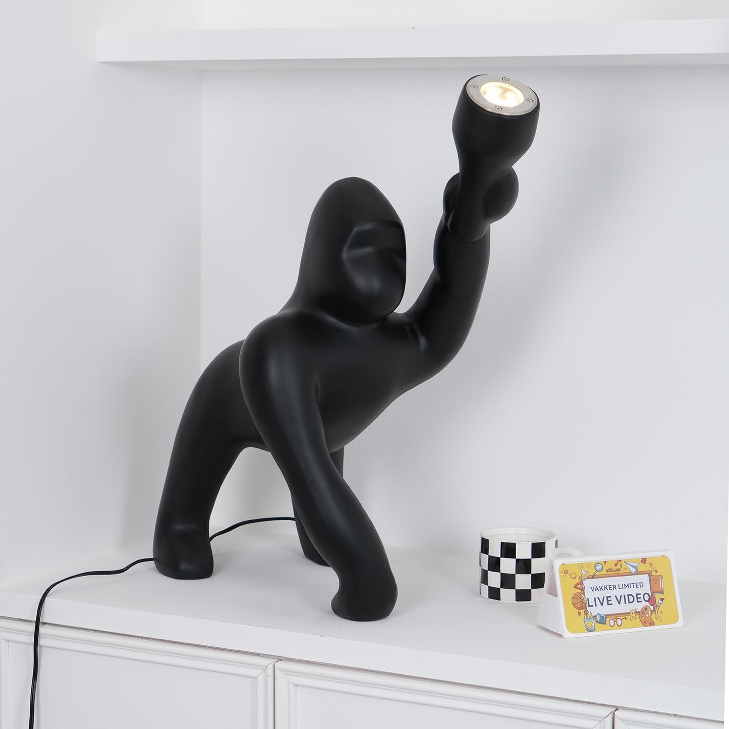 Kong Floor Lamp with Adjustable Arm - Modern LED Lighting