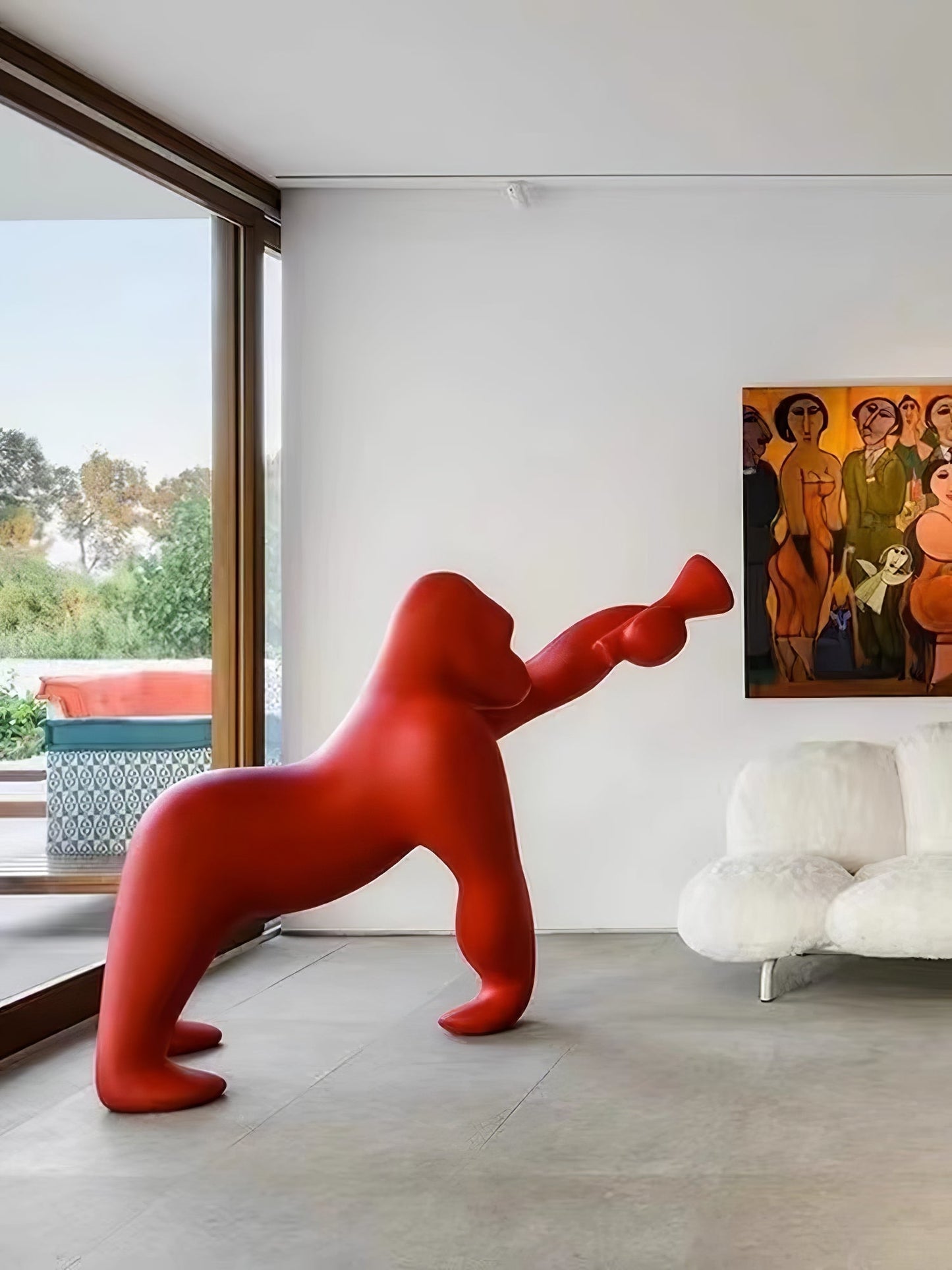Kong Floor Lamp with Adjustable Arm - Modern LED Lighting