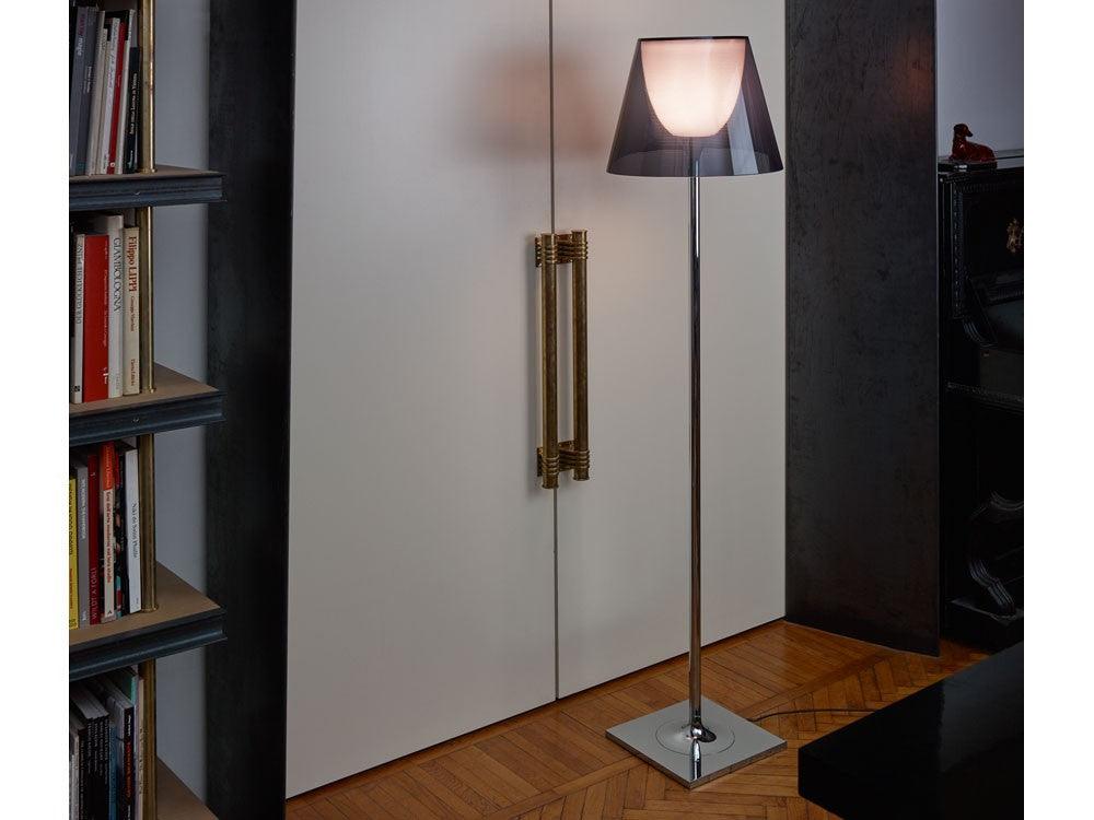 Chrome Prism Floor Lamp - LED Indoor Lighting 160cm