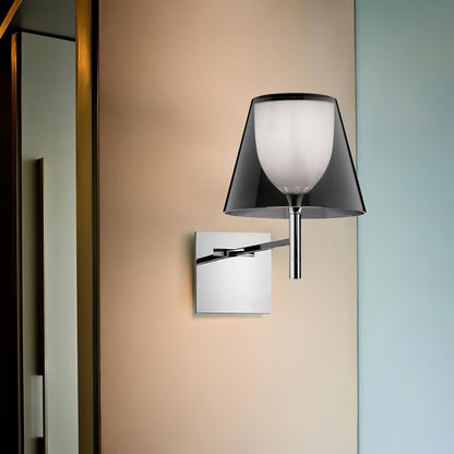 Chrome Prism Wall Lamp - Elegant LED Indoor Lighting