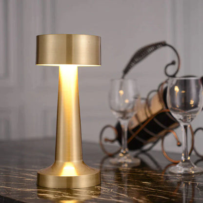 Rechargeable LED Table Lamp - Cordless Touch Lamp with Adjustable Brightness