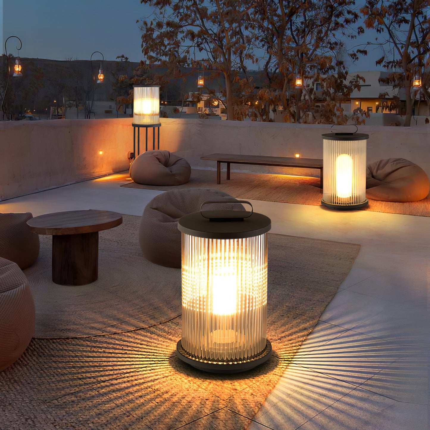 Lantern Garden Solar Outdoor Light with Remote Control
