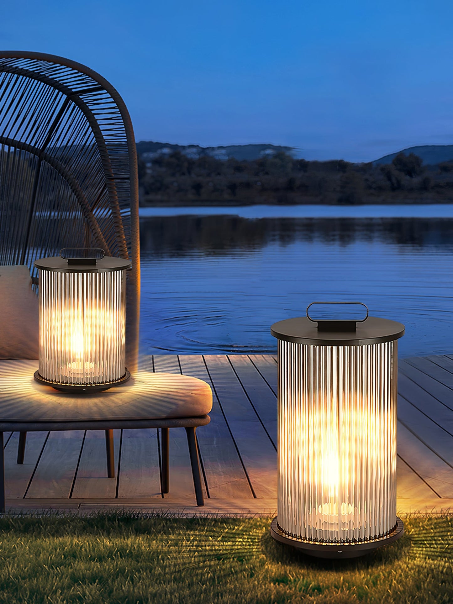 Lantern Garden Solar Outdoor Light with Remote Control