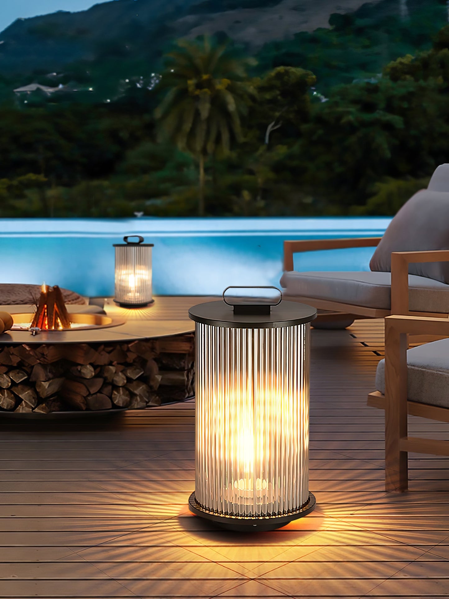 Lantern Garden Solar Outdoor Light with Remote Control