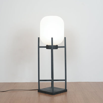 Solar Waterproof Lantern Floor Light with Integrated LED