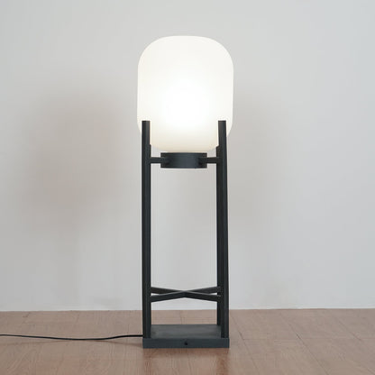 Solar Waterproof Lantern Floor Light with Integrated LED