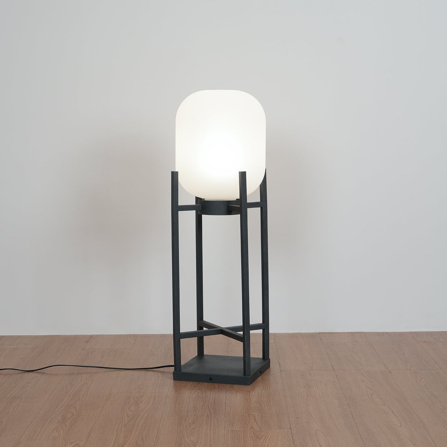 Solar Waterproof Lantern Floor Light with Integrated LED