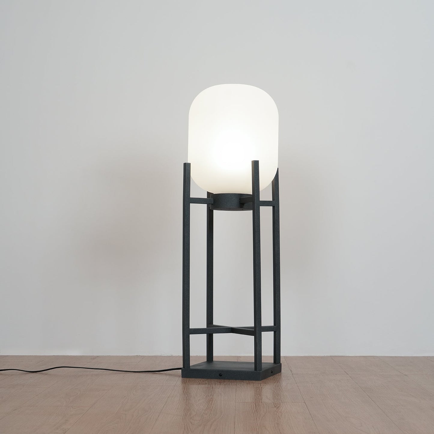 Solar Waterproof Lantern Floor Light with Integrated LED