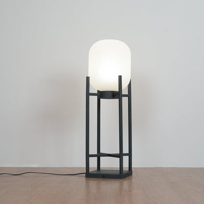 Solar Waterproof Lantern Floor Light with Integrated LED