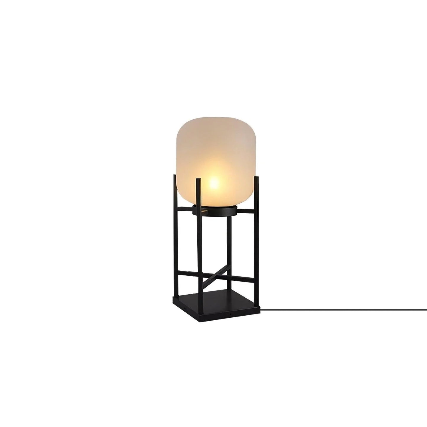 Solar Floor Lamp Lantern for Outdoors - Waterproof LED Light