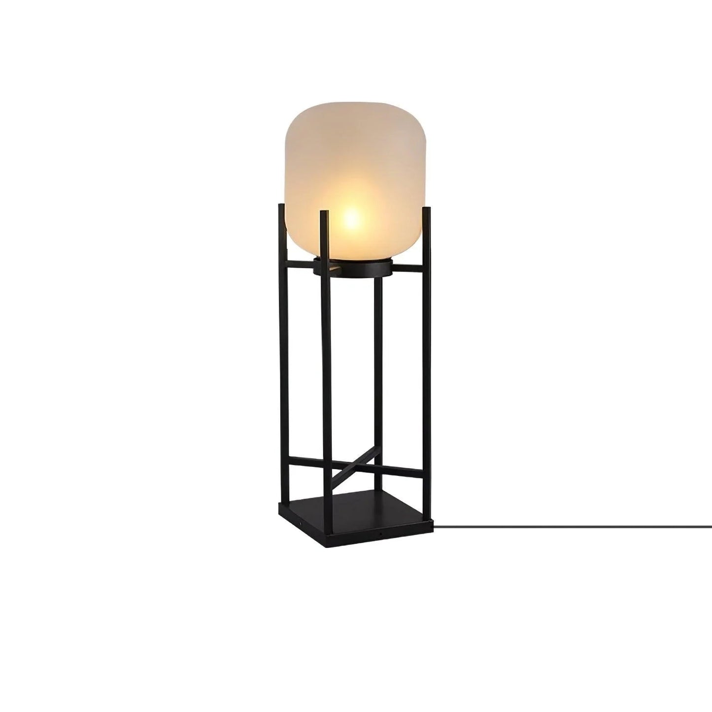 Solar Floor Lamp Lantern for Outdoors - Waterproof LED Light