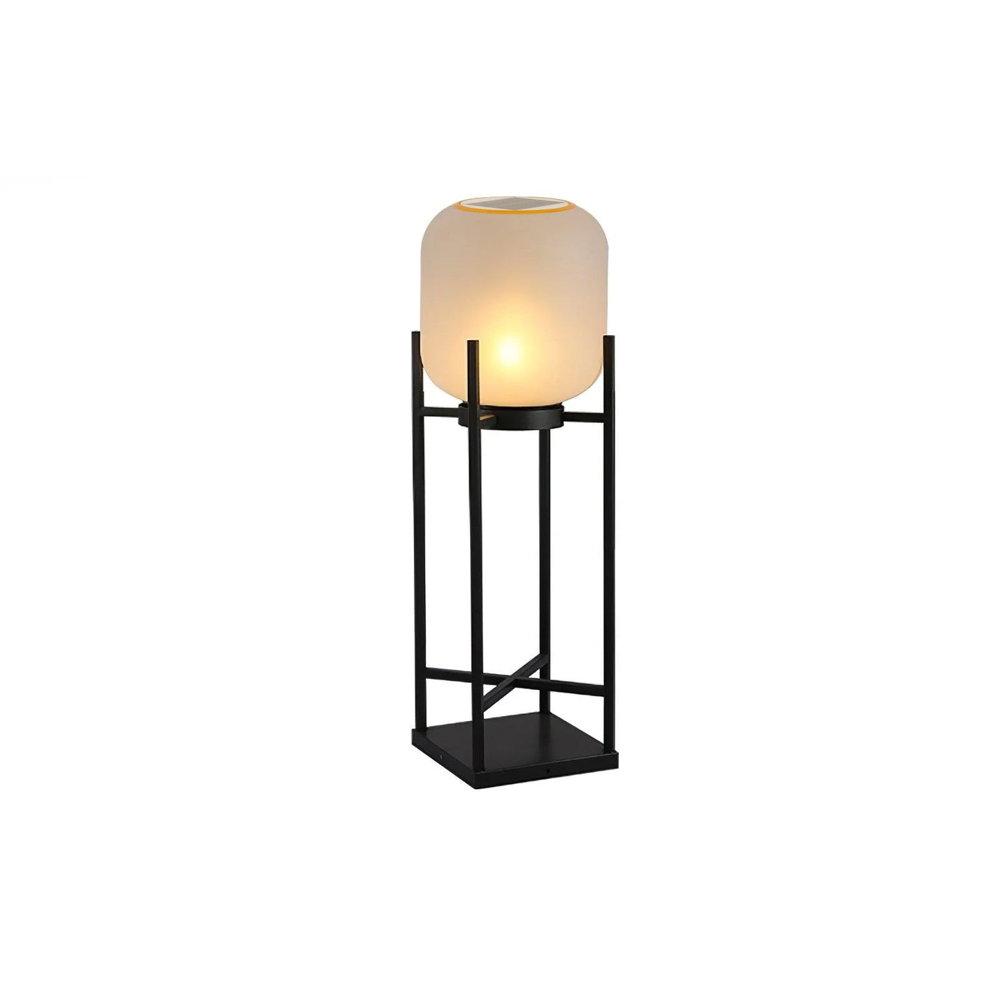 Solar Floor Lamp Lantern for Outdoors - Waterproof LED Light