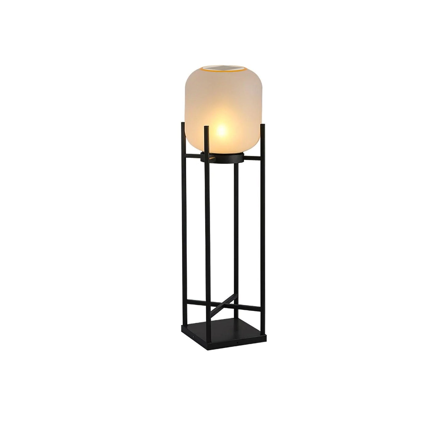 Solar Floor Lamp Lantern for Outdoors - Waterproof LED Light
