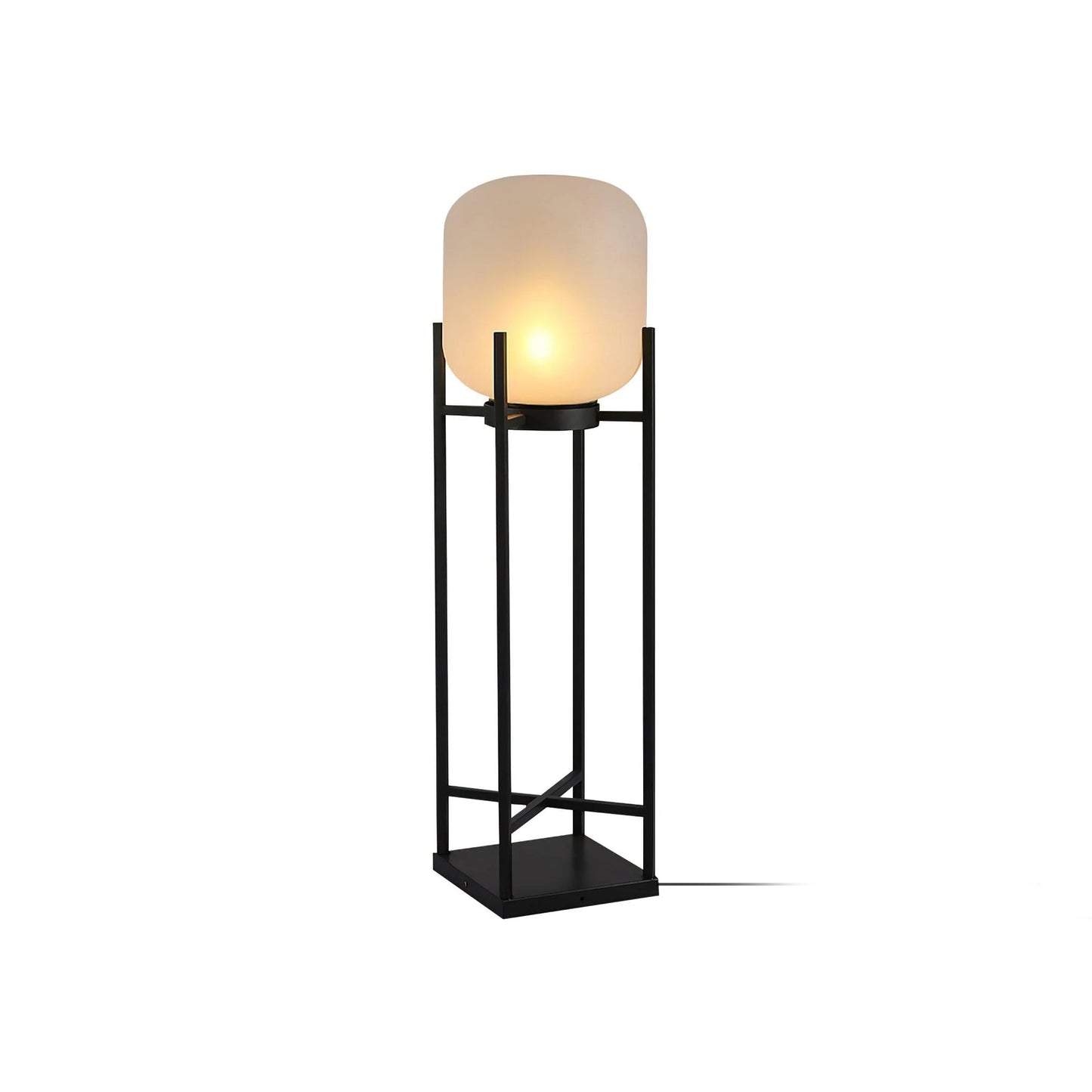 Solar Floor Lamp Lantern for Outdoors - Waterproof LED Light