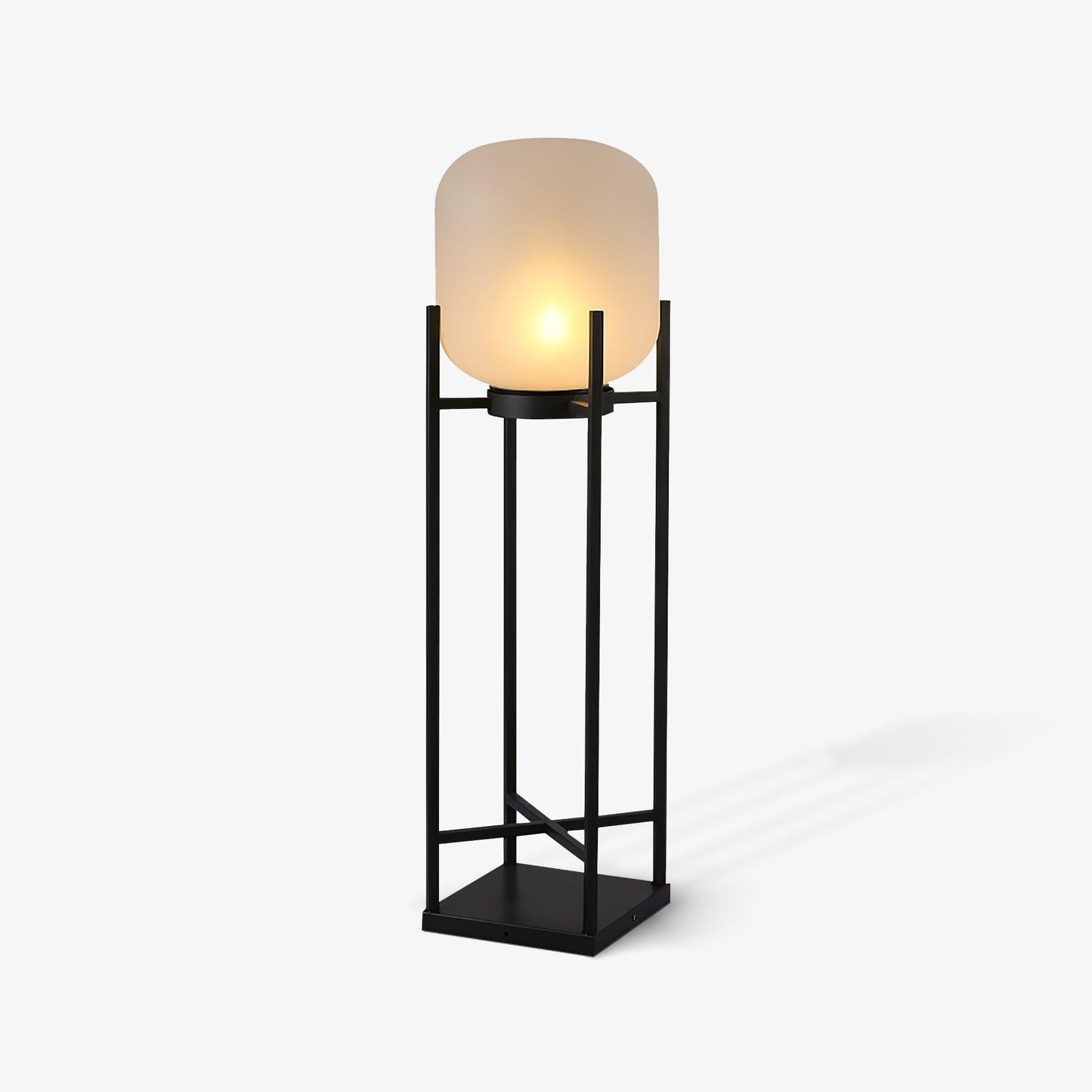 Solar Floor Lamp Lantern for Outdoors - Waterproof LED Light