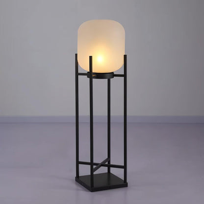 Solar Floor Lamp Lantern for Outdoors - Waterproof LED Light