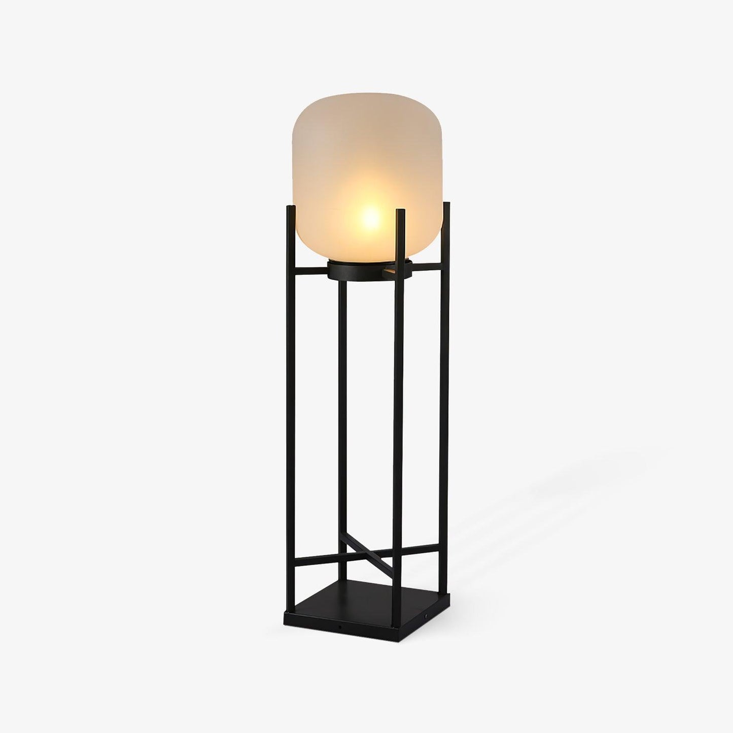 Solar Floor Lamp Lantern for Outdoors - Waterproof LED Light