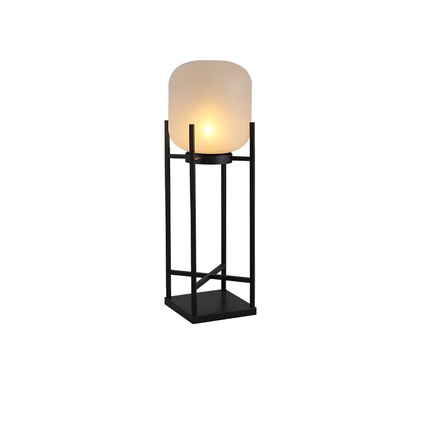 Solar Floor Lamp Lantern for Outdoors - Waterproof LED Light