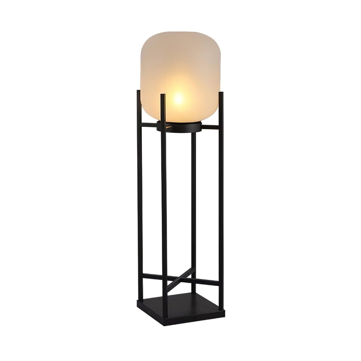 Solar Floor Lamp Lantern for Outdoors - Waterproof LED Light