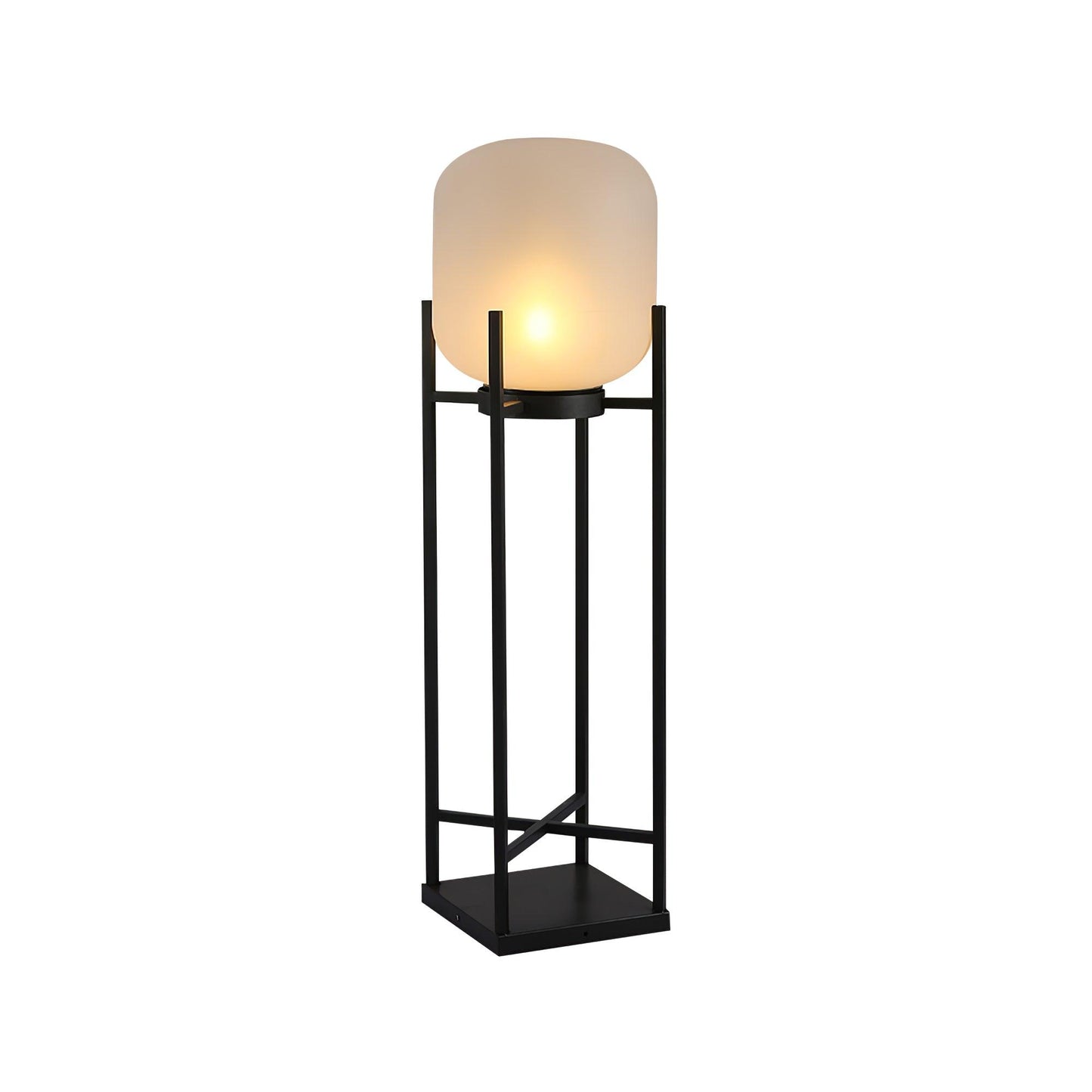 Solar Floor Lamp Lantern for Outdoors - Waterproof LED Light