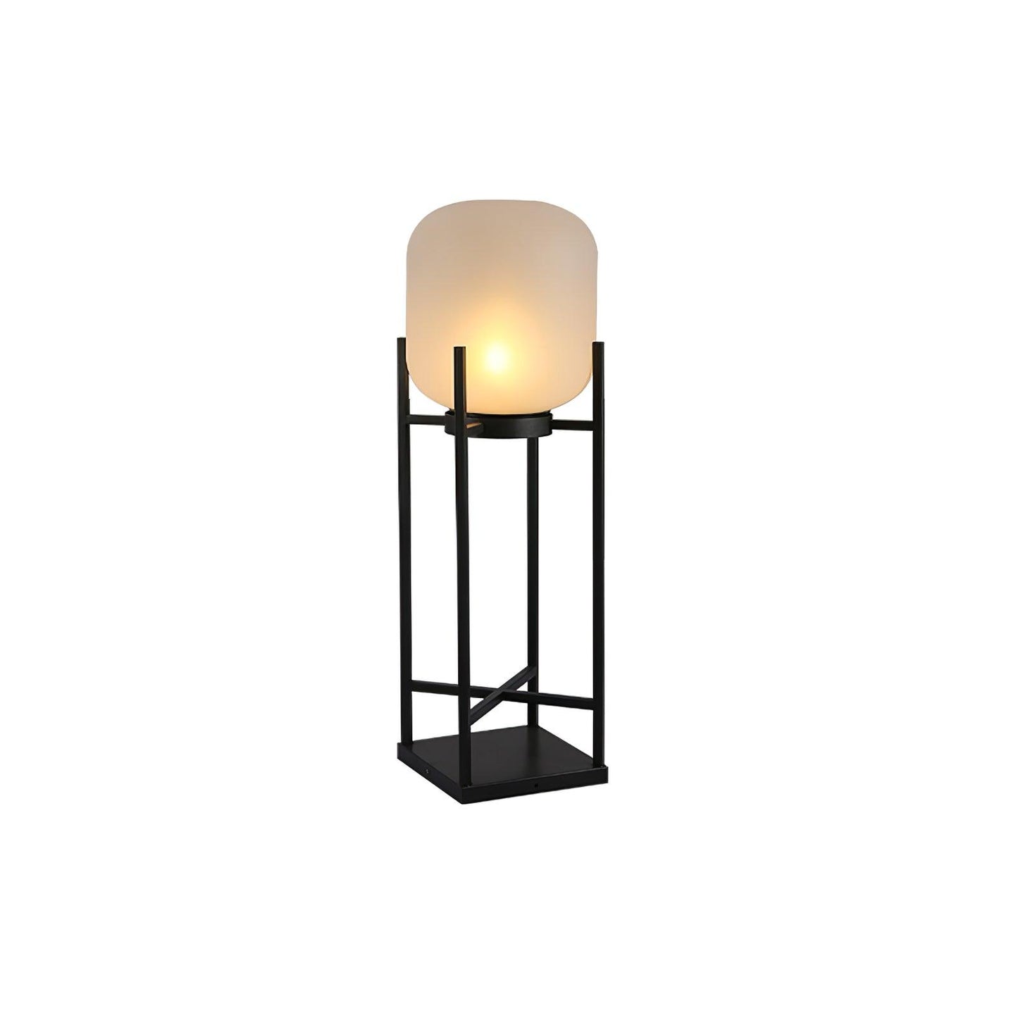 Solar Floor Lamp Lantern for Outdoors - Waterproof LED Light