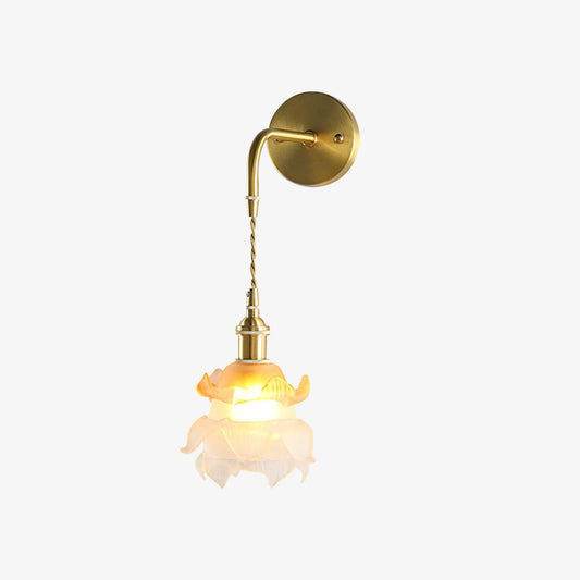 Laura Brass Wall Lamp - LED Indoor Wall Light Set of 2