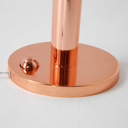 Lava Art Floor Lamp with LED, Dimmable, Copper Finish