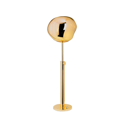 Lava Art Floor Lamp with LED, Dimmable, Copper Finish