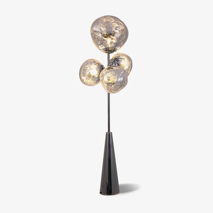 Lava Column Floor Lamp LED Indoor Lighting Chrome Black
