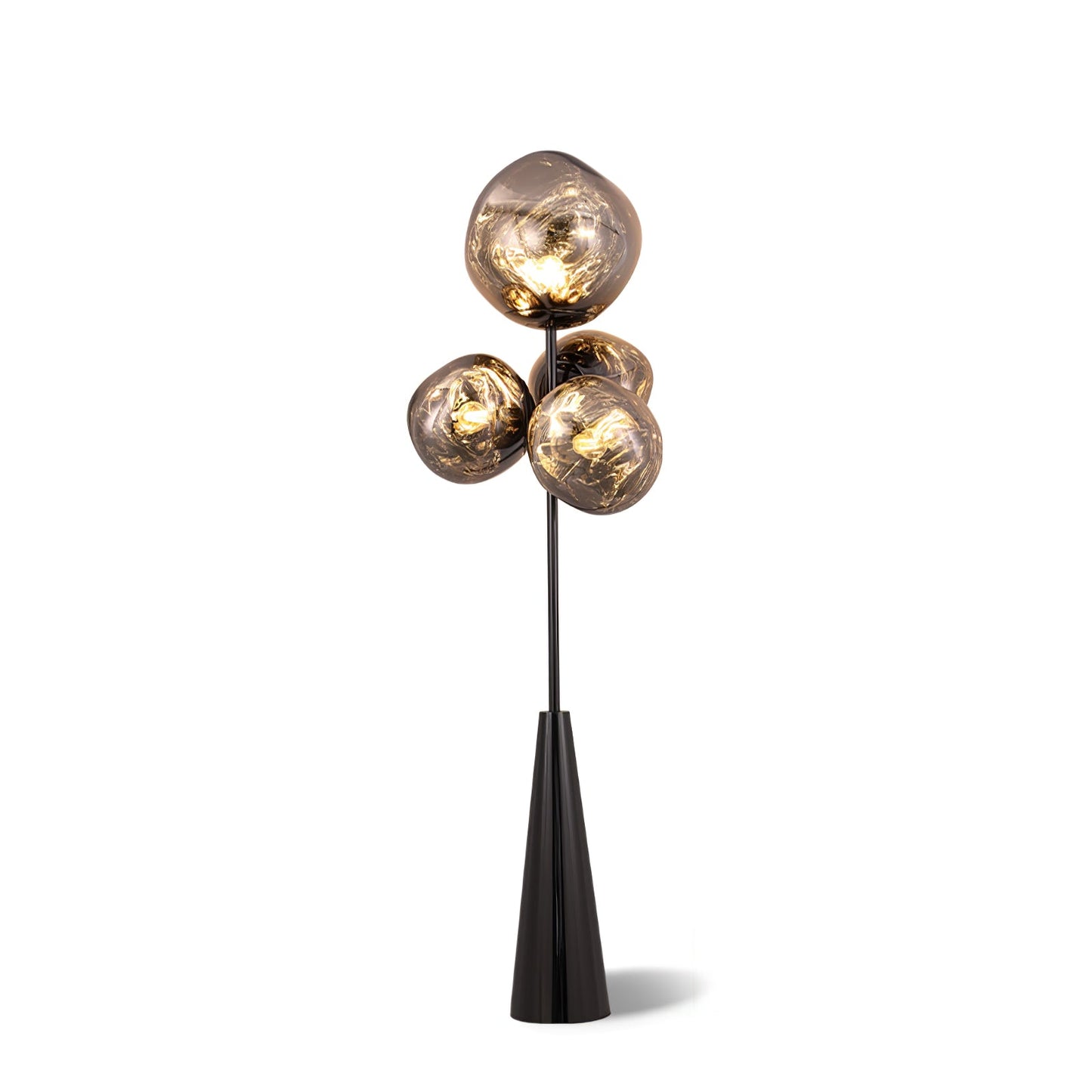 Lava Column Floor Lamp LED Indoor Lighting Chrome Black