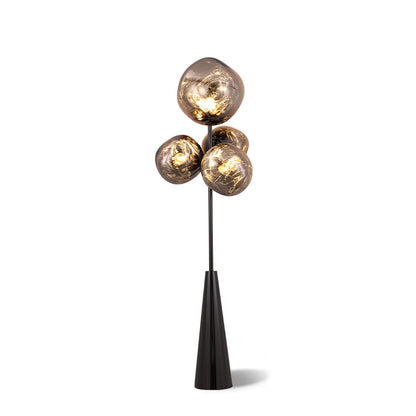 Lava Column Floor Lamp LED Indoor Lighting Chrome Black