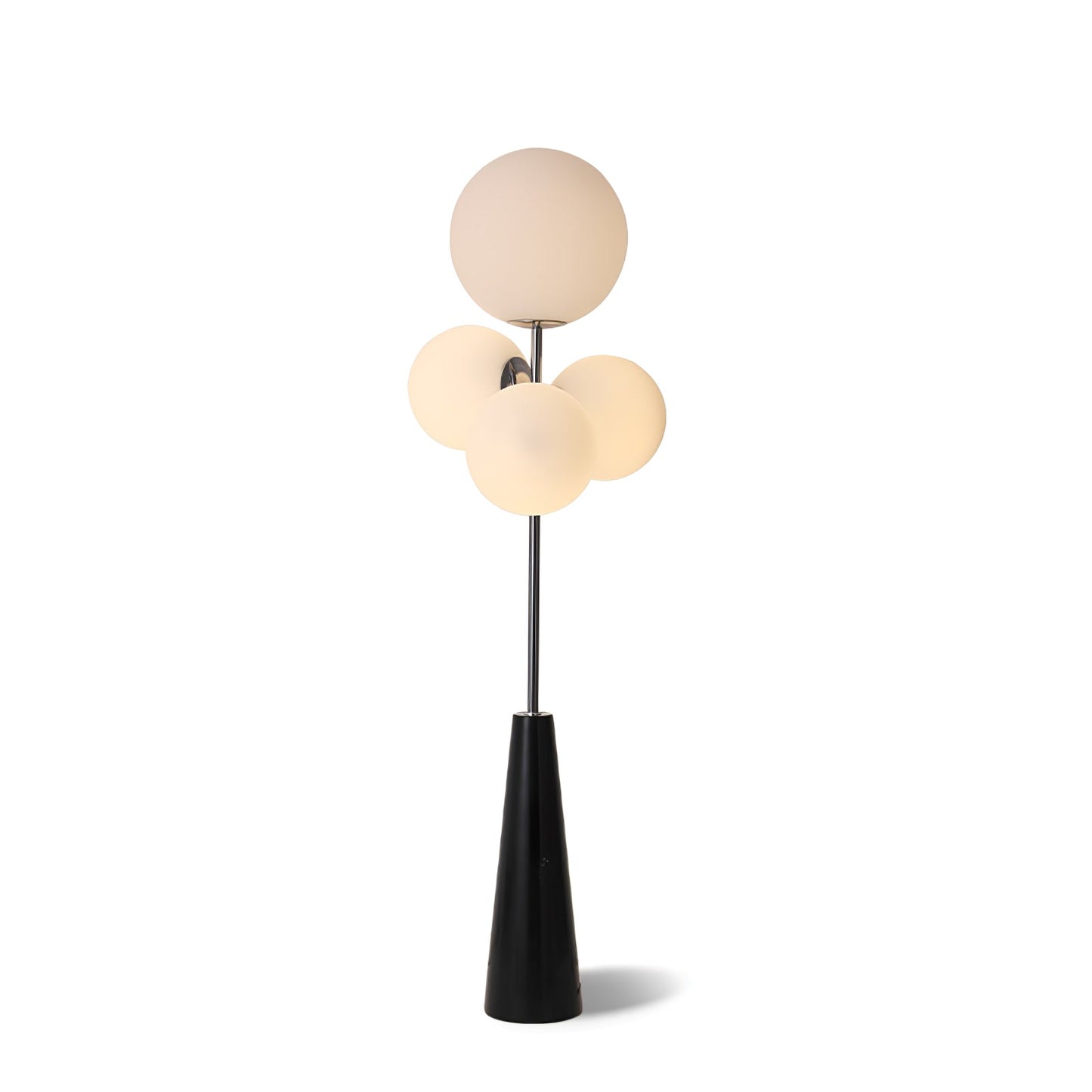 Lava Column Floor Lamp LED Indoor Lighting Chrome Black
