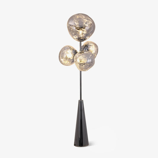 Lava Column Floor Lamp LED Indoor Lighting Chrome Black