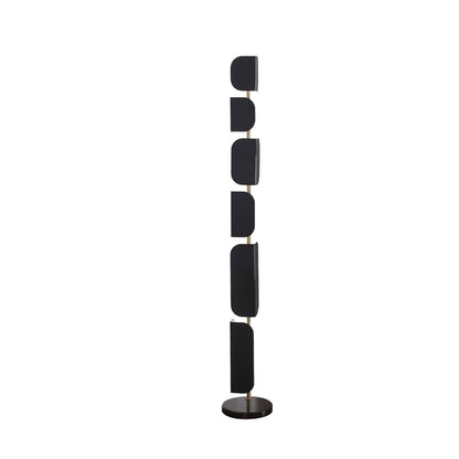 Leagan Floor Lamp - LED Metal Marble Indoor Light