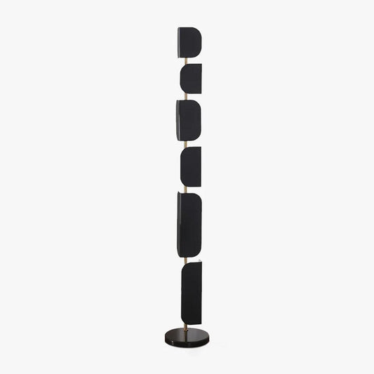 Leagan Floor Lamp - LED Metal Marble Indoor Light