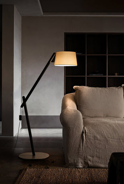 Lean Pivot Floor Lamp with Adjustable Arm LED Light