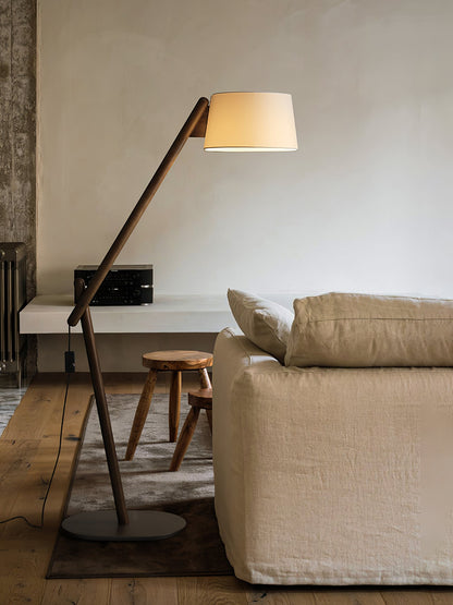 Lean Pivot Floor Lamp with Adjustable Arm LED Light