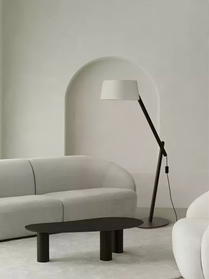 Lean Pivot Floor Lamp with Adjustable Arm LED Light