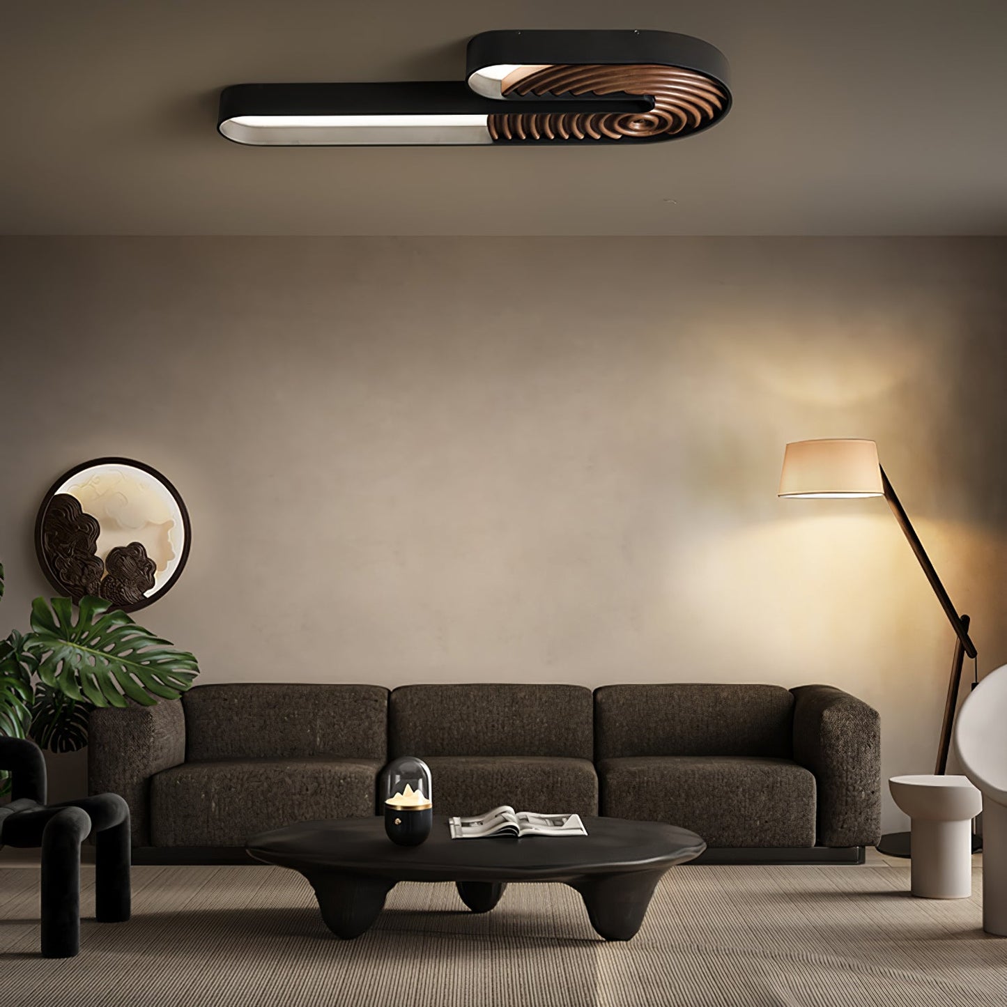 Lean Pivot Floor Lamp with Adjustable Arm LED Light