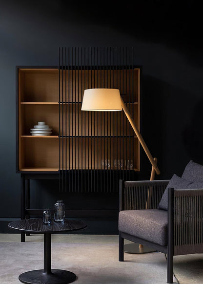 Lean Pivot Floor Lamp with Adjustable Arm LED Light
