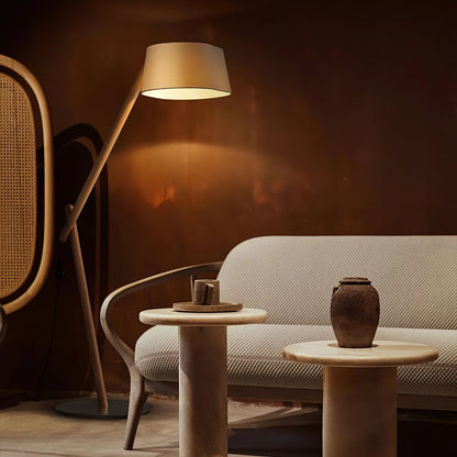 Lean Pivot Floor Lamp with Adjustable Arm LED Light