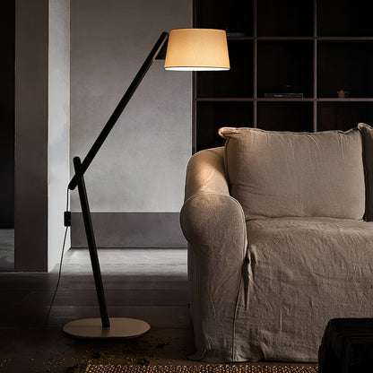 Lean Pivot Floor Lamp with Adjustable Arm LED Light