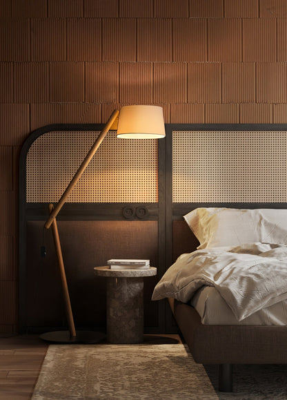 Lean Pivot Floor Lamp with Adjustable Arm LED Light