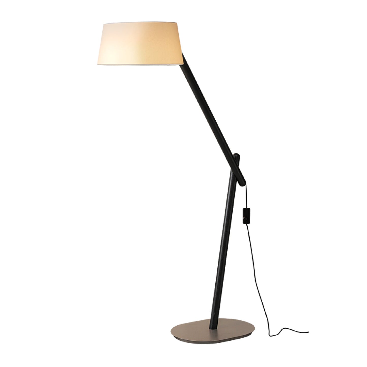 Lean Pivot Floor Lamp with Adjustable Arm LED Light