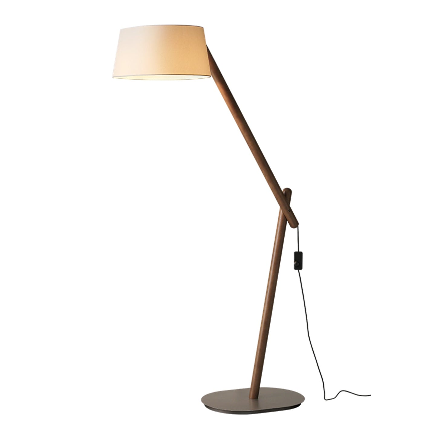 Lean Pivot Floor Lamp with Adjustable Arm LED Light