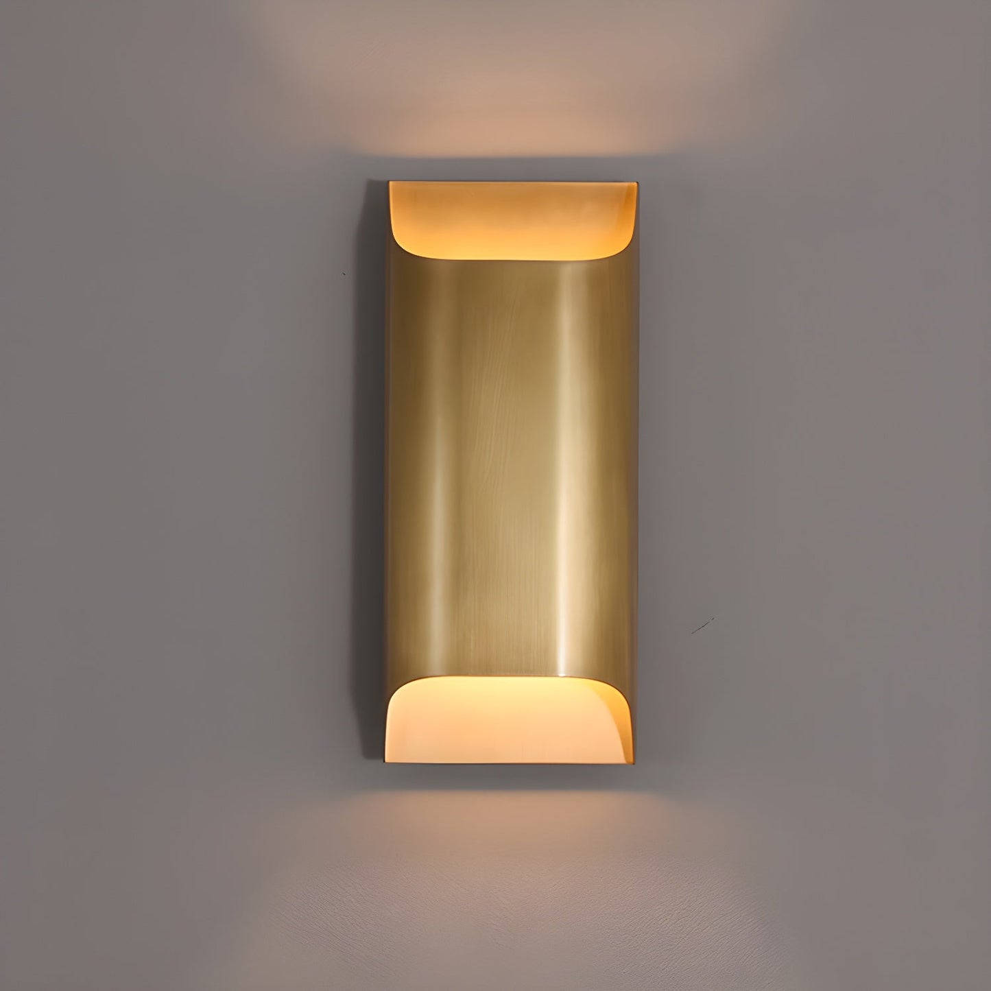 Leclerc Brass Wall Lamp LED Indoor Lighting Fixture Set of 2