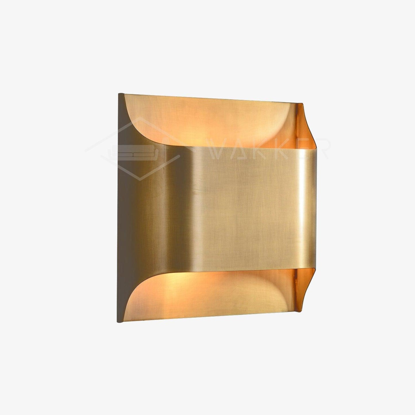Leclerc Brass Wall Lamp LED Indoor Lighting Fixture Set of 2